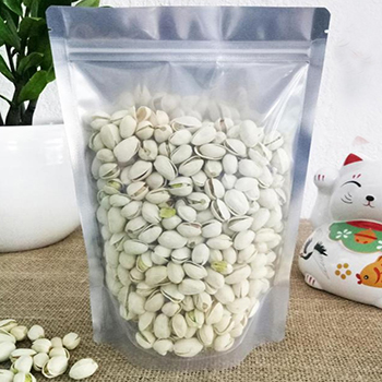 Túi zip 1 mặt bạc 1 mặt trong 15x23cm